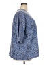 Catherines Blue 3/4 Sleeve Blouse Size 3X Petite - photo 4