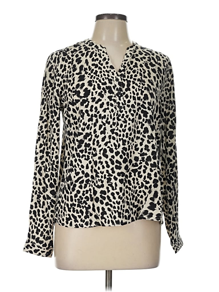 B.young Long Sleeve Blouse In Ivory