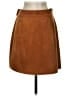 FRAME Denim 100% Leather Brown Leather Skirt Size 27 waist - photo 2