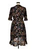 Bobeau Floral Black Casual Dress Size XL - photo 2