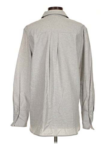 Max Studio Long Sleeve Button-Down Shirt (view 2)