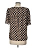 DR2 100% Polyester Black Short Sleeve Blouse Size L - photo 2