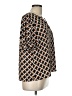 DR2 100% Polyester Black Short Sleeve Blouse Size L - photo 4