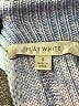 Flat White Blue Pullover Sweater Size S - photo 7
