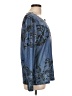 Unbranded Blue Long Sleeve Blouse Size L - photo 4