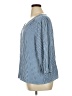 St. John's Bay 100% Rayon Blue 3/4 Sleeve Blouse Size 0X - photo 5