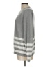 Unbranded 100% Acrylic Stripes Gray Pullover Sweater Size L (estimated) - photo 5