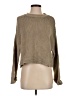 MIOU MUSE Solid Tan Pullover Sweater Size S - photo 1