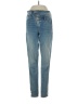 Express Stripes Blue Jeans Size 4 - photo 1