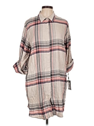 Simply Vera Vera Wang 3/4 Sleeve Button-Down Shirt (view 1)