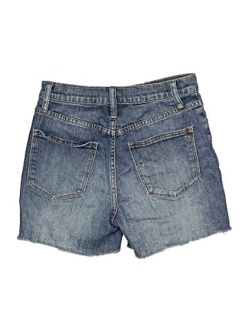 Madewell High-Rise Denim Shorts in Glenoaks Wash: Cutoff Edition (view 2)