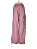 Nike 100% Polyester Solid Pink Casual Pants Size M - photo 2