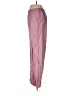 Nike 100% Polyester Solid Pink Casual Pants Size M - photo 5