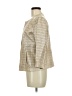 Black Label by Chico's 100% Polyester Metallic Gold Jacket Size Med (1) - photo 5