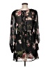Unbranded 100% Polyester Floral Black Cocktail Dress Size M (estimated) - photo 2