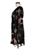 Unbranded 100% Polyester Floral Black Cocktail Dress Size M (estimated) - photo 5