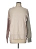 Mystree 100% Cotton Color Block Tan Turtleneck Sweater Size L - photo 1