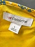 Liz Claiborne 100% Polyester Yellow Sleeveless Blouse Size L - photo 7
