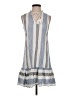 Assorted Brands Stripes Gray Casual Dress Size XS - photo 1