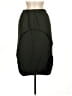 Cos 100% Wool Solid Black Green Wool Skirt Size 6 - photo 1