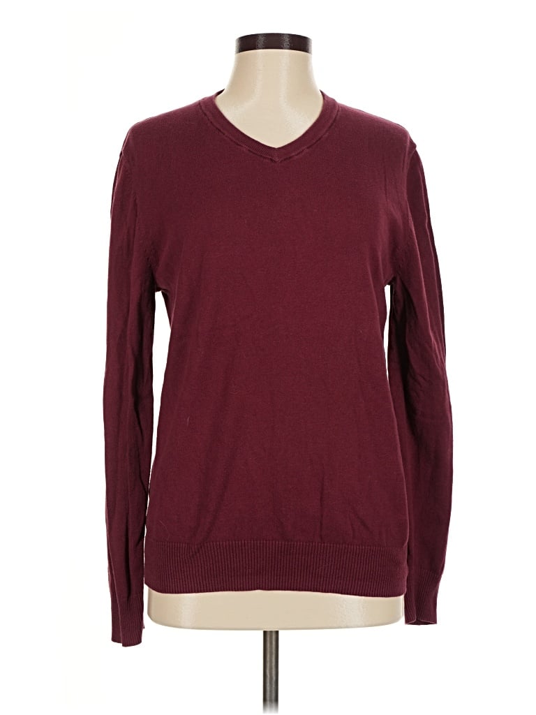 Pre-owned Old Navy Pullover Sweater In Burgundy