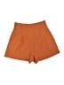 Allegra 100% Polyester Solid Orange Shorts Size M - photo 2