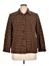 Alfred Dunner 100% Acrylic Tweed Brown Blazer Size 14 - photo 1