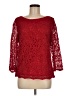 Talbots 100% Cotton Red 3/4 Sleeve Top Size 8 - photo 1