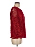 Talbots 100% Cotton Red 3/4 Sleeve Top Size 8 - photo 4