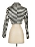 Blue Blush 100% Polyester Houndstooth Ivory Blazer Size S - photo 2