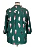 Unbranded Print Green 3/4 Sleeve Blouse Size XL - photo 2