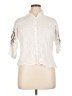 Assorted Brands 100% Viscose White 3/4 Sleeve Button-Down Shirt Size XL - photo 1