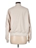 Uniqlo 100% Polyester Solid Ivory Track Jacket Size M - photo 2