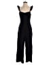 Intermix Solid Black Jumpsuit Size 4 - photo 1
