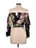Love 100% Polyester Black 3/4 Sleeve Blouse Size M - photo 2