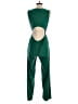BCBGeneration Solid Green Jumpsuit Size XS - photo 2