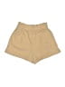 Haute Monde Solid Tan Khaki Shorts Size S - photo 2