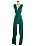 BCBGeneration Solid Green Jumpsuit Size XS - photo 1