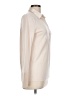 Club Monaco 100% Polyester Solid Ivory Long Sleeve Blouse Size L - photo 4