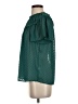 J.Crew 100% Polyester Green Short Sleeve Blouse Size S - photo 5