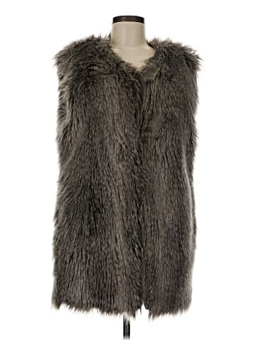 Ann Taylor Faux Fur Vest (view 1)