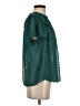 J.Crew 100% Polyester Green Short Sleeve Blouse Size S - photo 4