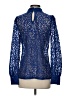 Halogen Blue Long Sleeve Blouse Size S - photo 2
