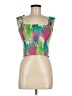 Rose + Olive 100% Rayon Green Sleeveless Top Size M - photo 1