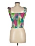 Rose + Olive 100% Rayon Green Sleeveless Top Size M - photo 2