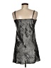 Audrey 3+1 100% Polyester Metallic Silver Cocktail Dress Size M - photo 2