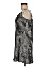 Audrey 3+1 100% Polyester Metallic Silver Cocktail Dress Size M - photo 5