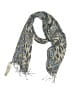 LE CAMP Animal Print Blue Gray Scarf One size - photo 1
