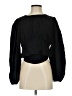 Current Air Black Long Sleeve Blouse Size S - photo 1