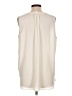 Ann Taylor LOFT 100% Polyester Ivory Sleeveless Blouse Size L - photo 2